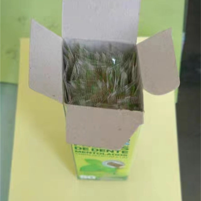 High Quality Logo Environmental Protection Wood Bamboo Toothpick Copper Paper OPP Plastic Wrraped Minit Toothpick