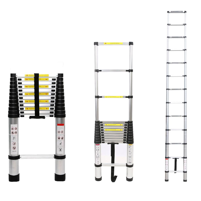 2.6m GS Approved Anti-Corrosion Coating for Factory Assembly Line High Reach Telescopic Ladder
