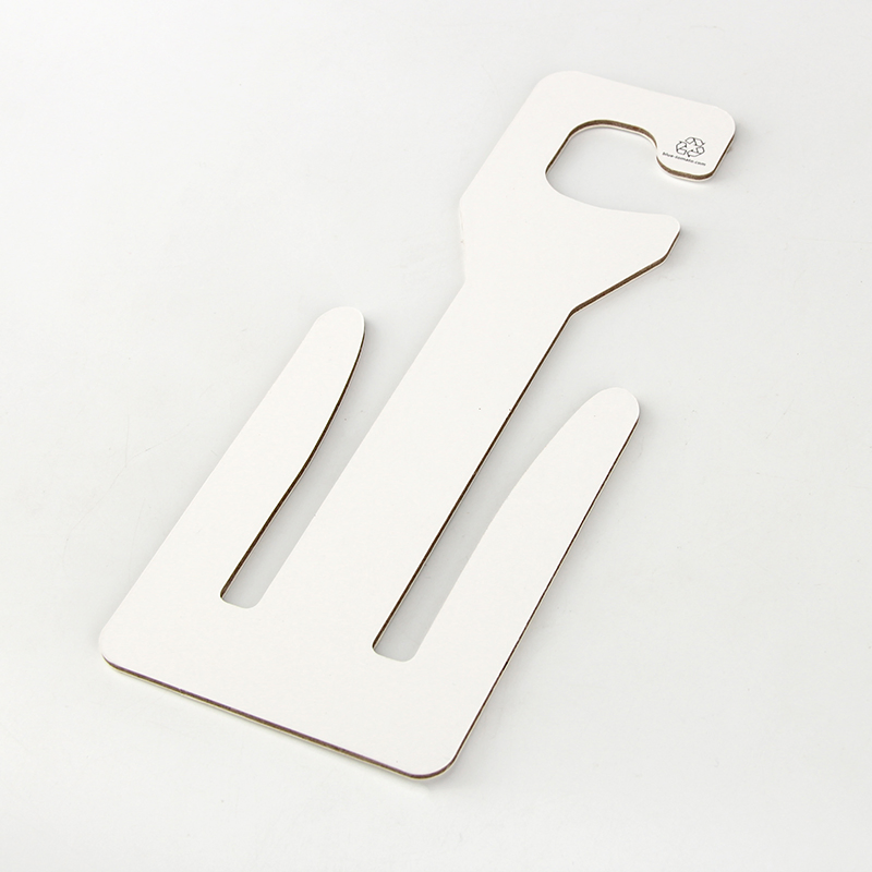 Custom Logo Printing Thick Paper Cardboard Hanger for Shoes Footwear