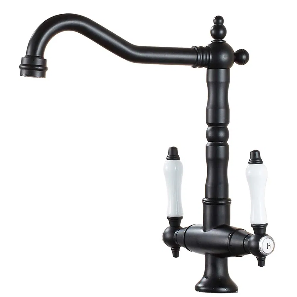 Смеситель для кухни и ванной в античном стиле, водопад