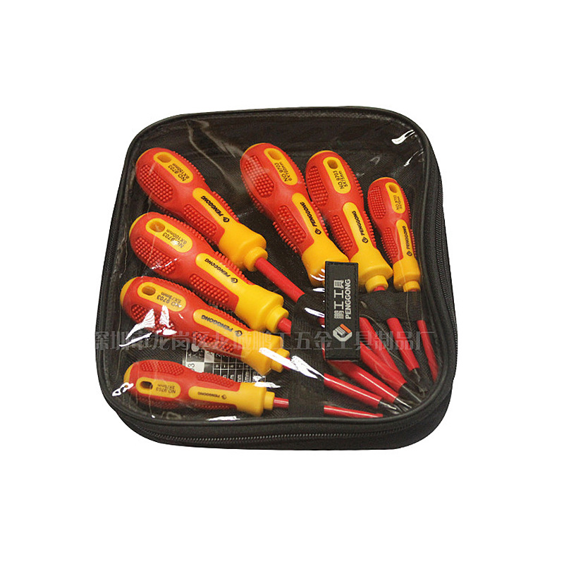 Dual-Purpose Magnetic Screwdriver Kit for Electricians and Diyers