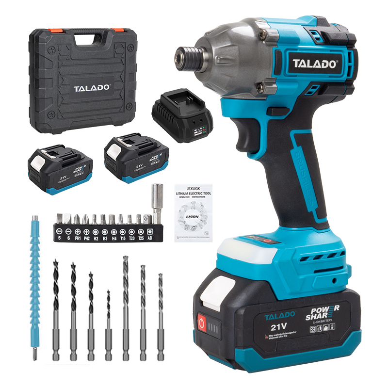 Heavy Duty Cordless Screwdriver with Battery Protection System and Overtightening Prevention