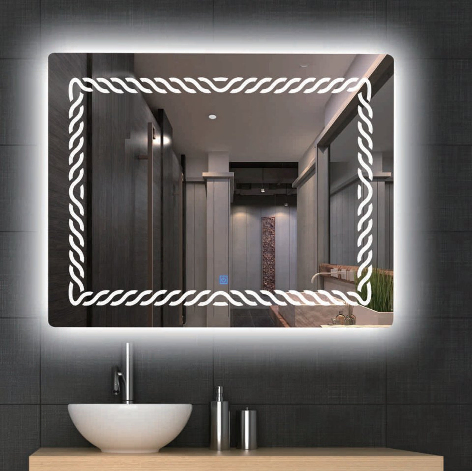 Modern Creative Home Decor Irregular Wall Mirror Large Dressing