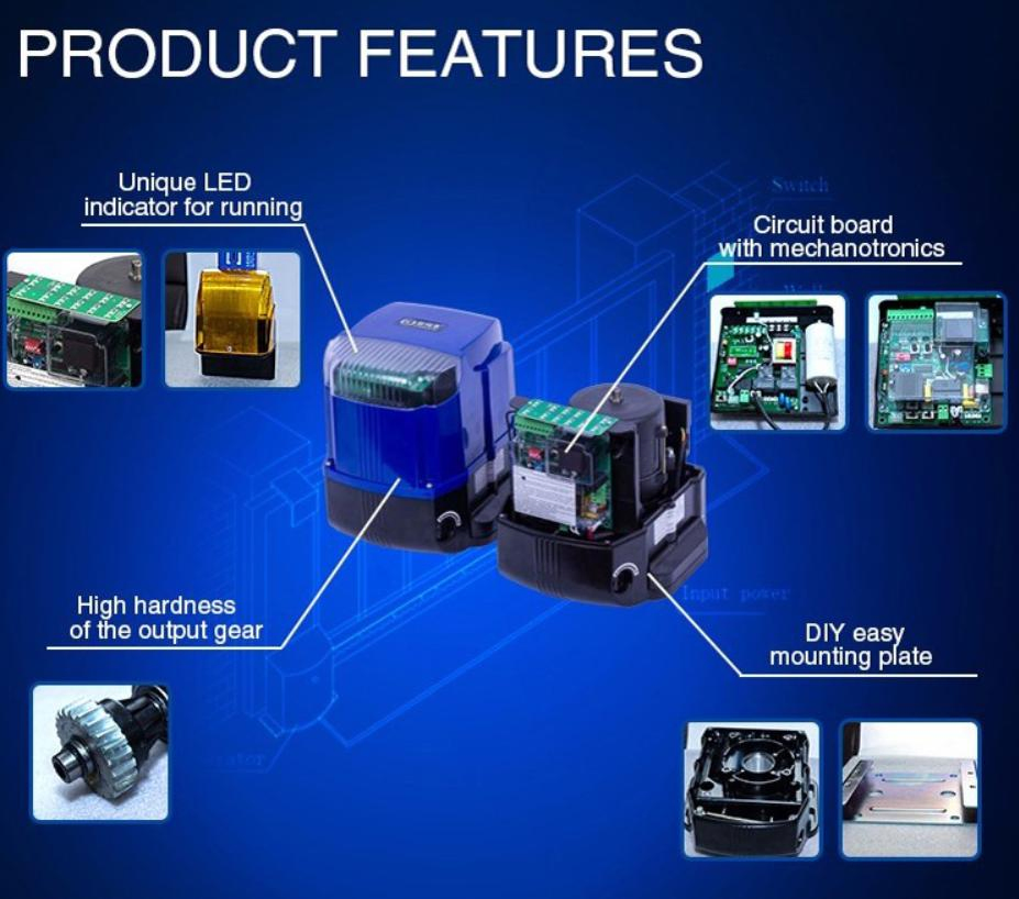 Wholesale Intelligent Automatic 800kg Sliding Gate Opener Door Operator