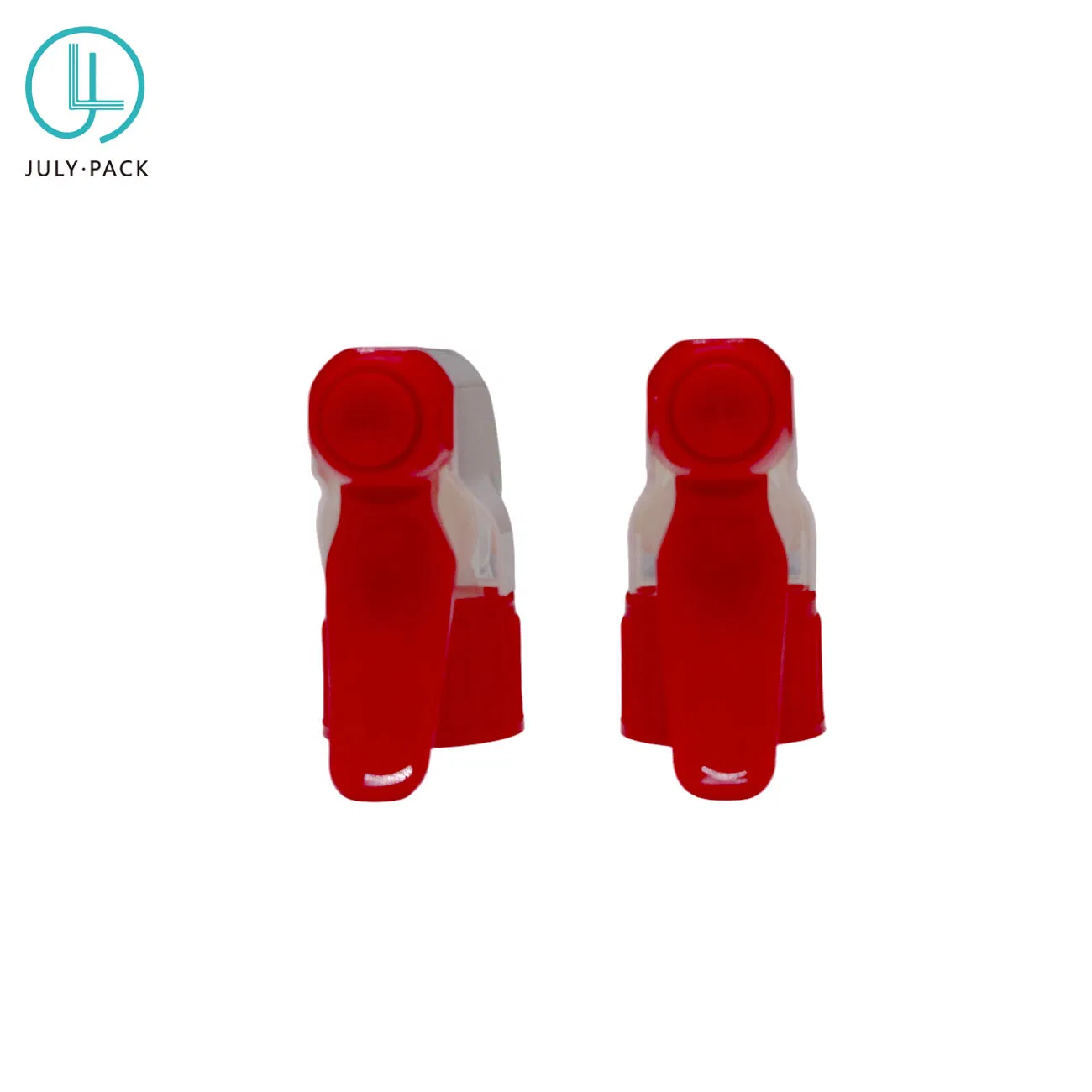Customized Red Color Adjustable Nozzel 28/410 Full Plastic Trigger for Refillable Cleaning Bottles