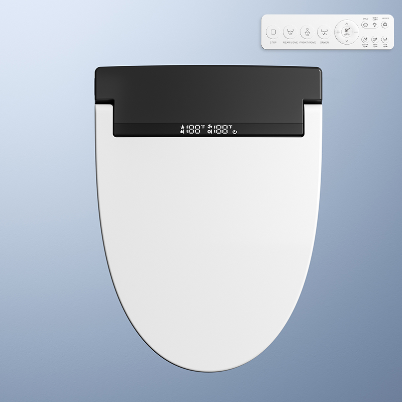 Smart Toilet Seat Ultra Slim Automatic Cover Electric Bidet Lid Soft Close Adaptable Intelligent Heated Wc Toilet Seat