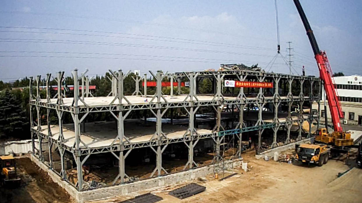 Modern Design Customized Prefabricated Steel Structure Office Building