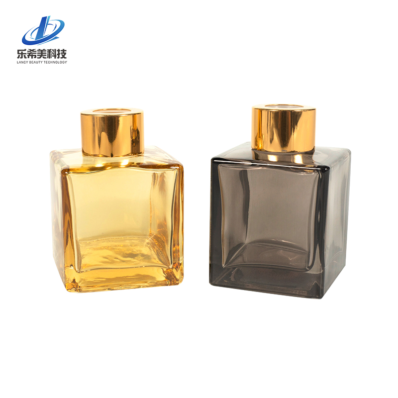 100ml Square Glass Bottle Beautiful Multicolors Aromatic Reed Diffuser Bottles Aromatherapy Oil Glass Bottle Cosmetic Packaging