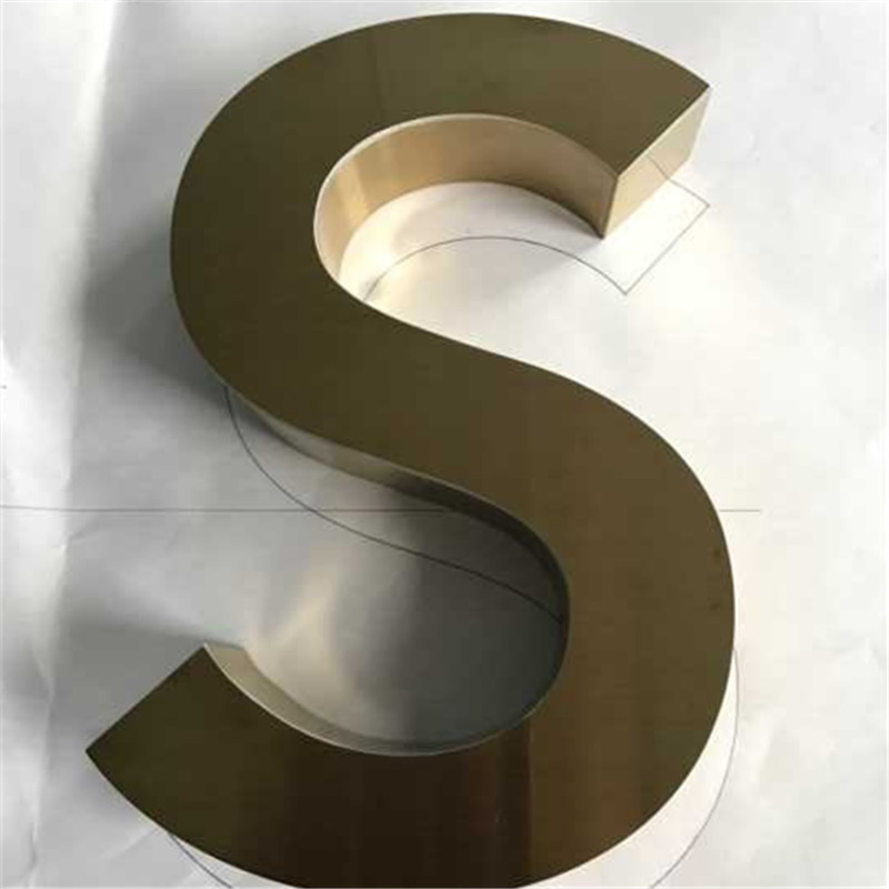 Luxury Custom Stainless Steel Backlit Signs/Outdoors Brand Letters