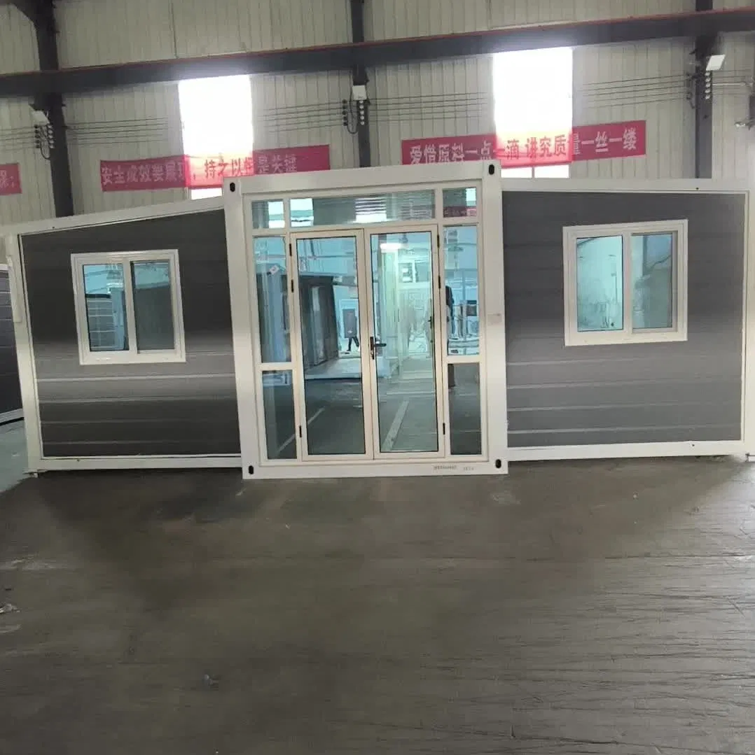 Quick Installation Double-Wing Expandable Modular Prefabricated Container House for Construction Site Dormitories