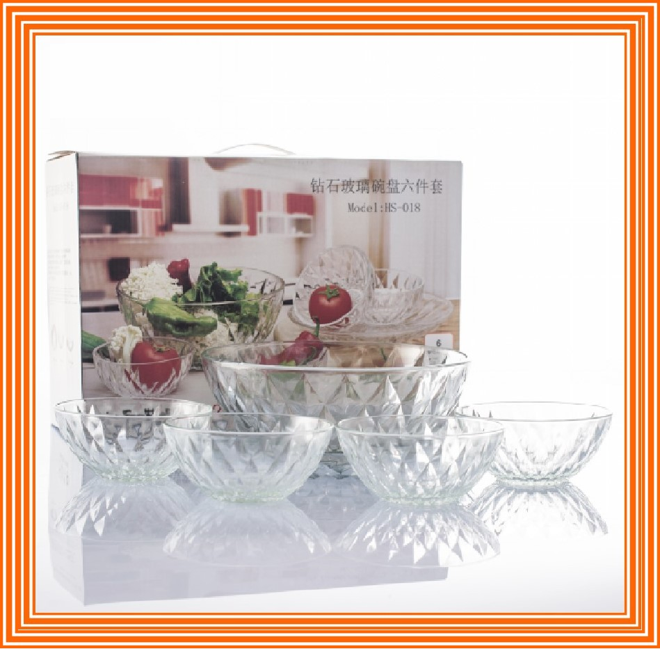 Glass Preservation Bowls Hollowware Kitchen Container Dish Tableware