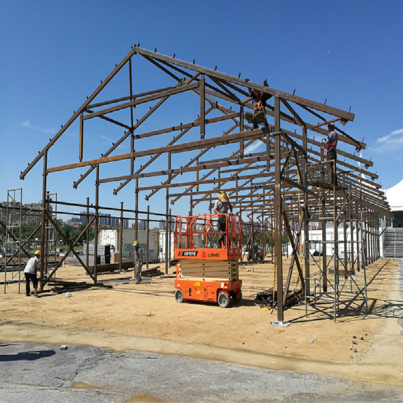 Low Cost Metal Buildings Workshop Hangar Steel Frame Prefabricated Steel Structure Warehouse Chicken Coop