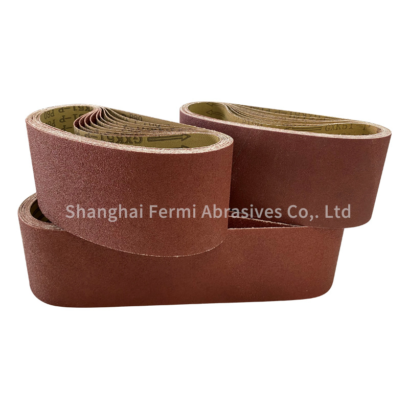 Шлифовальная лента 10x330 мм для нержавеющей стали и мебели