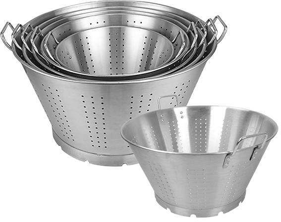 Washing Bowl Stainless Steel Vegetables Strainer Frying Food Basket with Handles