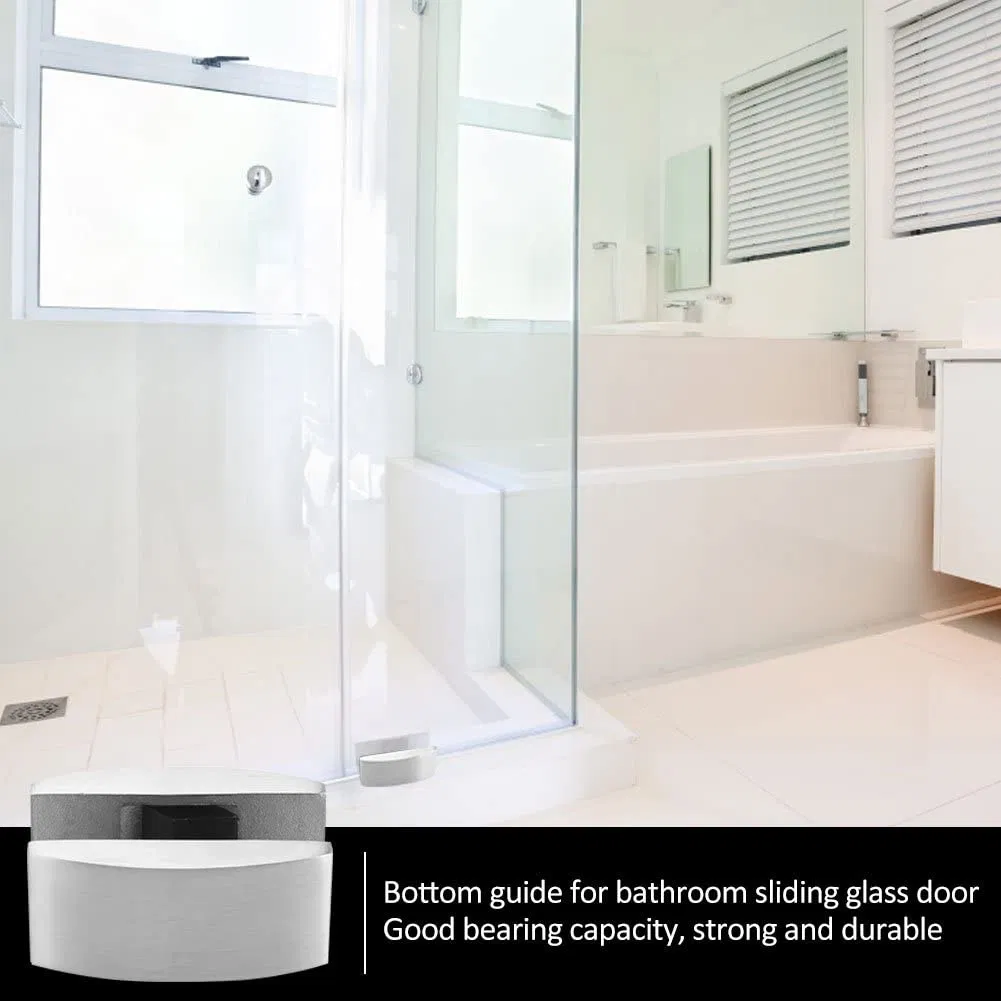 Stainless Steel Floor Bottom Guide Door Stopper for Frameless Sliding Glass Door