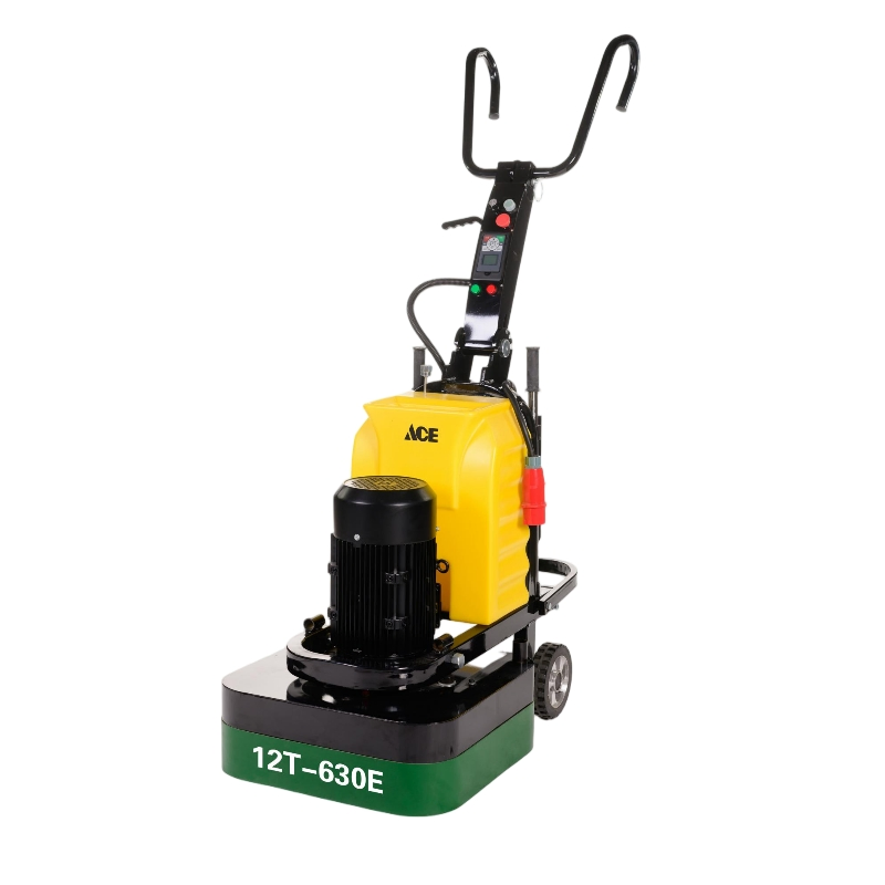 Dust-Free Working Width 6-Head Concrete Floor Grinder 36L Water Tank Capacity