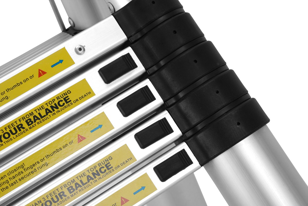 150 Kg Max Load Aluminum 3.8 M Telescopic Ladder