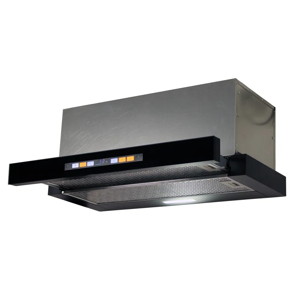 Auto-Extending Telescopic Range Hood with Gesture Sensor 3-Speed Touch Control