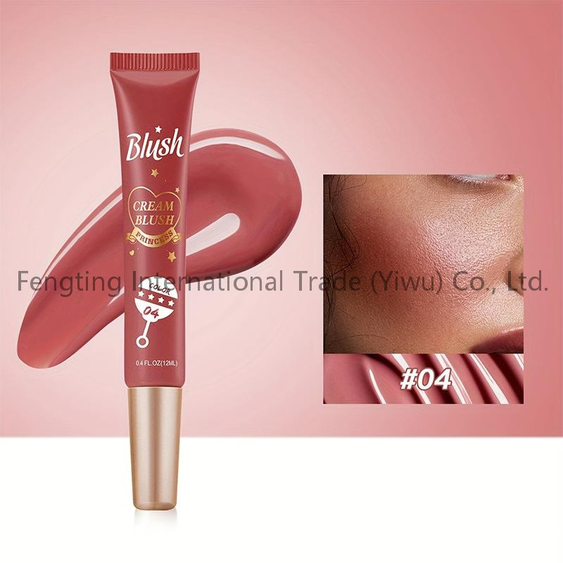 Liquid Blush Eye Shadow Cross-Border Explosion Lips and Cheeks with a Natural Slim Shine Bloom Blush