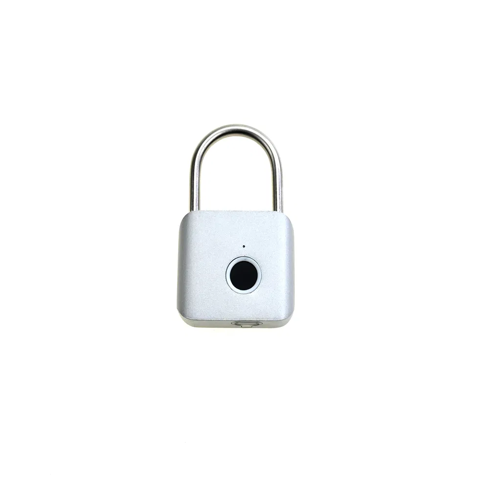 Yh3644 Zinc Alloy Waterproof Rustproof Fingerprint Padlock Intelligent Electronic Small Lock Padlock