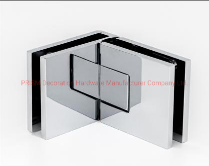 Brass Forged Bathroom Hinged Glass-to-Glass 90 Shower Room Fittings