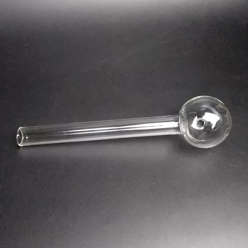 10cm Oil Burner Smoking Pipes Glass Tube Nail Thick Clear Oil Burner Pipe Tube Pyrex Hand Pipes