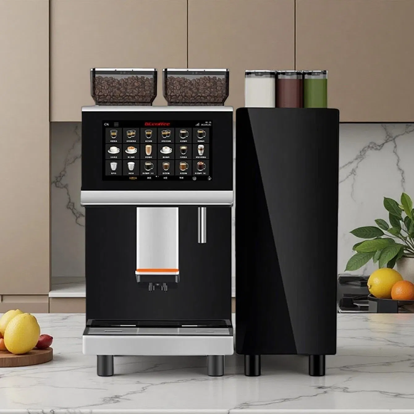 Dr. Coffee F22 Automatic Coffee Machine and Powder Machine for Business Shop