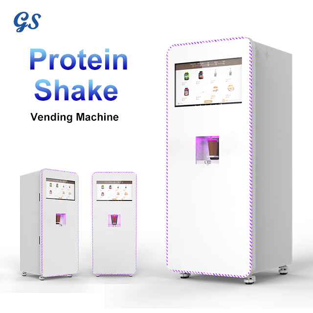 New Arrival 27inch Touch Screen Protein Shake Vending Machine for Gym Automatic Self-Service Coffee Vending Machine