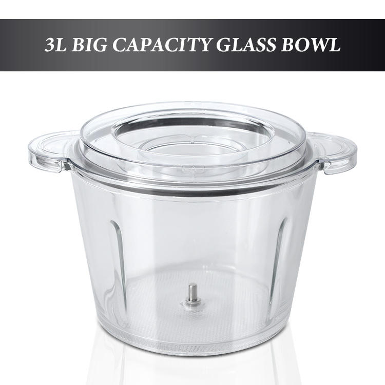 3L Meat Grinder & Veggie Chopper with Glass Bowls Baby Food Vegetables Meat Fruits Grinder Mixer