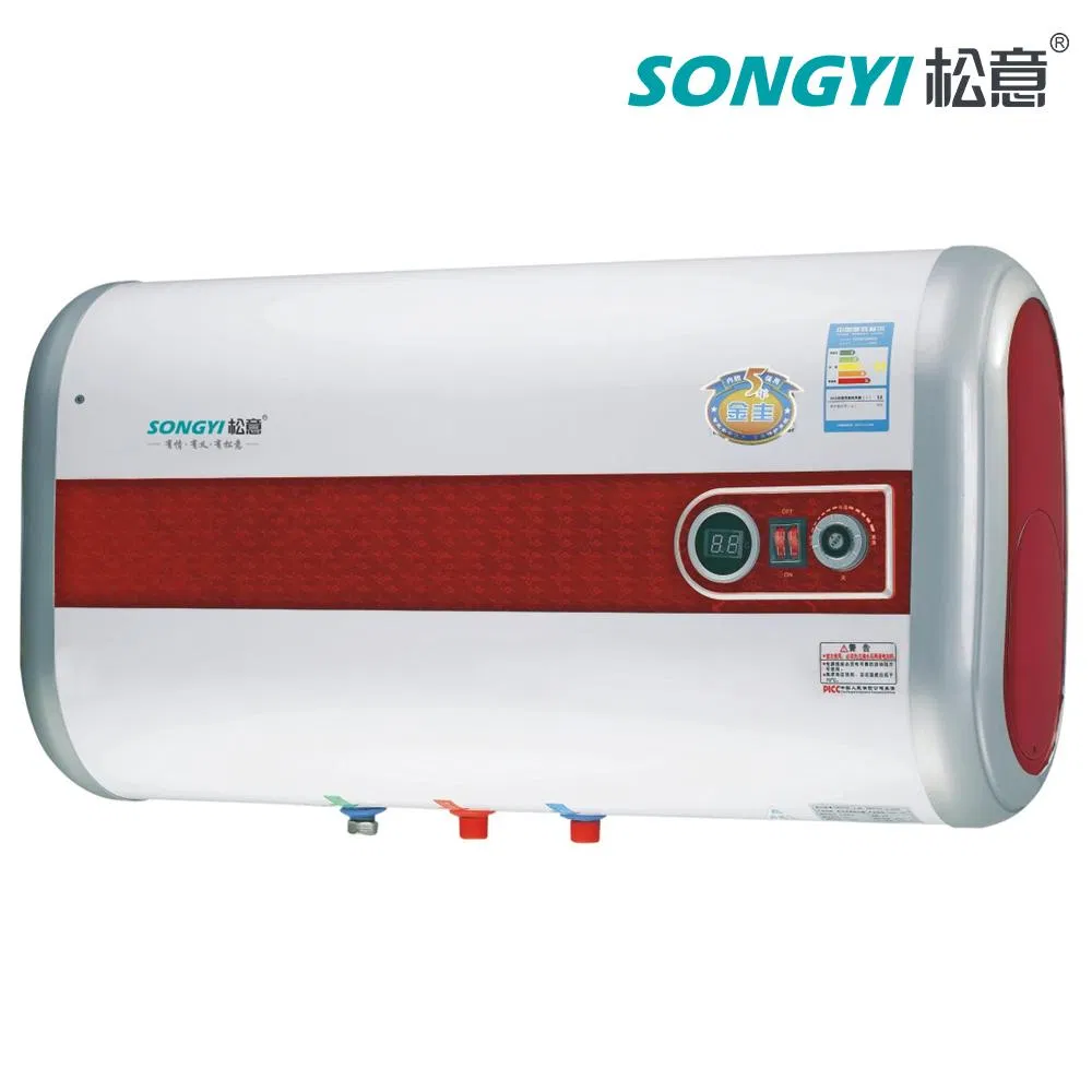 Stainless Steel Wall-Mounted Flat Electric Instant Water Heater with Digital Control Panel and Touch Control