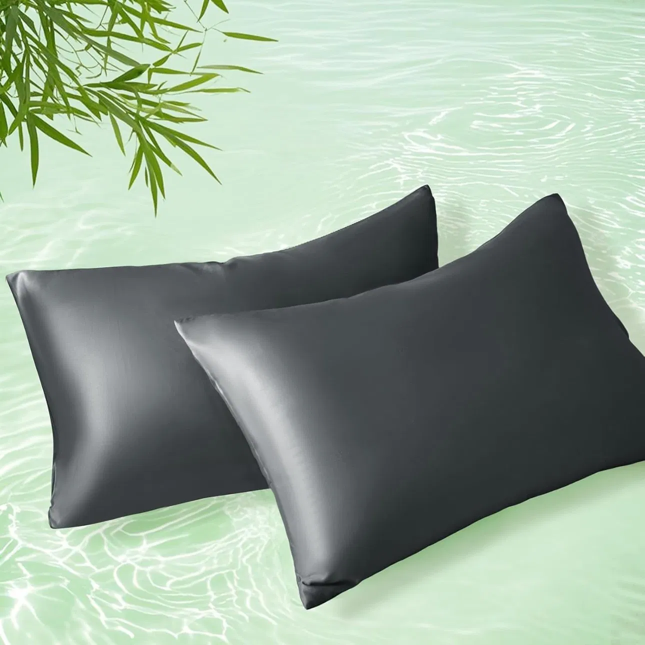 100% Bamboo Fiber Satin Envelope Pillow Case Satin Pillow Cover Silky Smooth Hotel Home Textile Bedding Pillowcase
