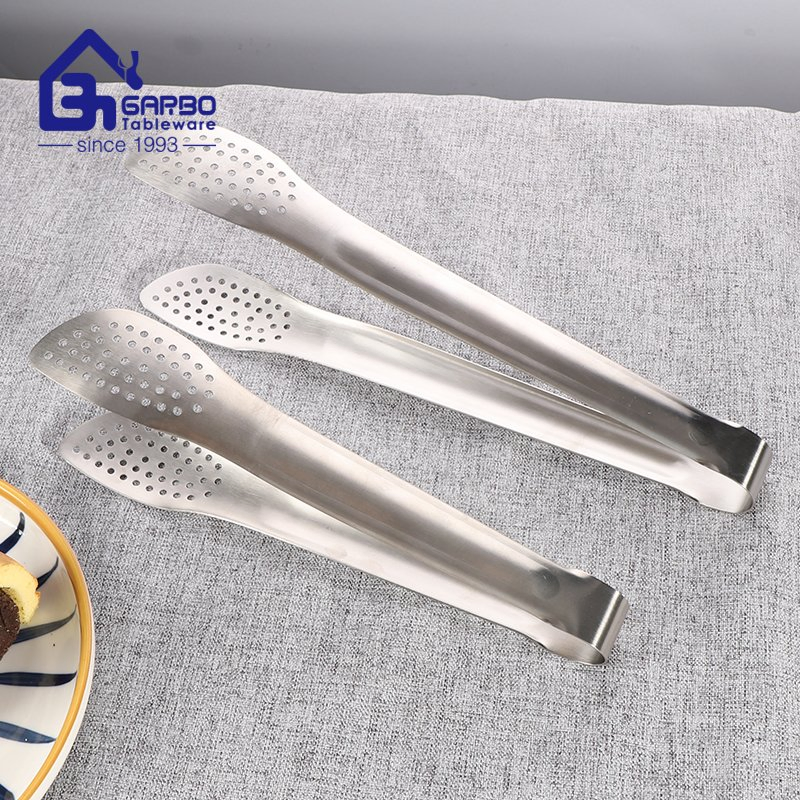 Promotion Cheap Home Kitchen Stainless Steel 201 Kitchen Utensil Food Tong