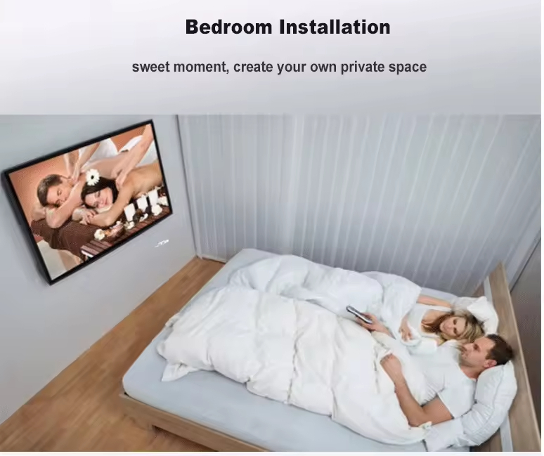85-дюймовый изогнутый безрамочный Smart TV 4K