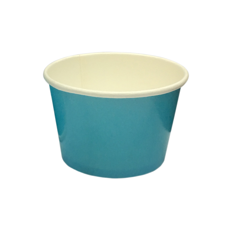 portable One Time Used Ice Cream Paper Cups Custom Printed
