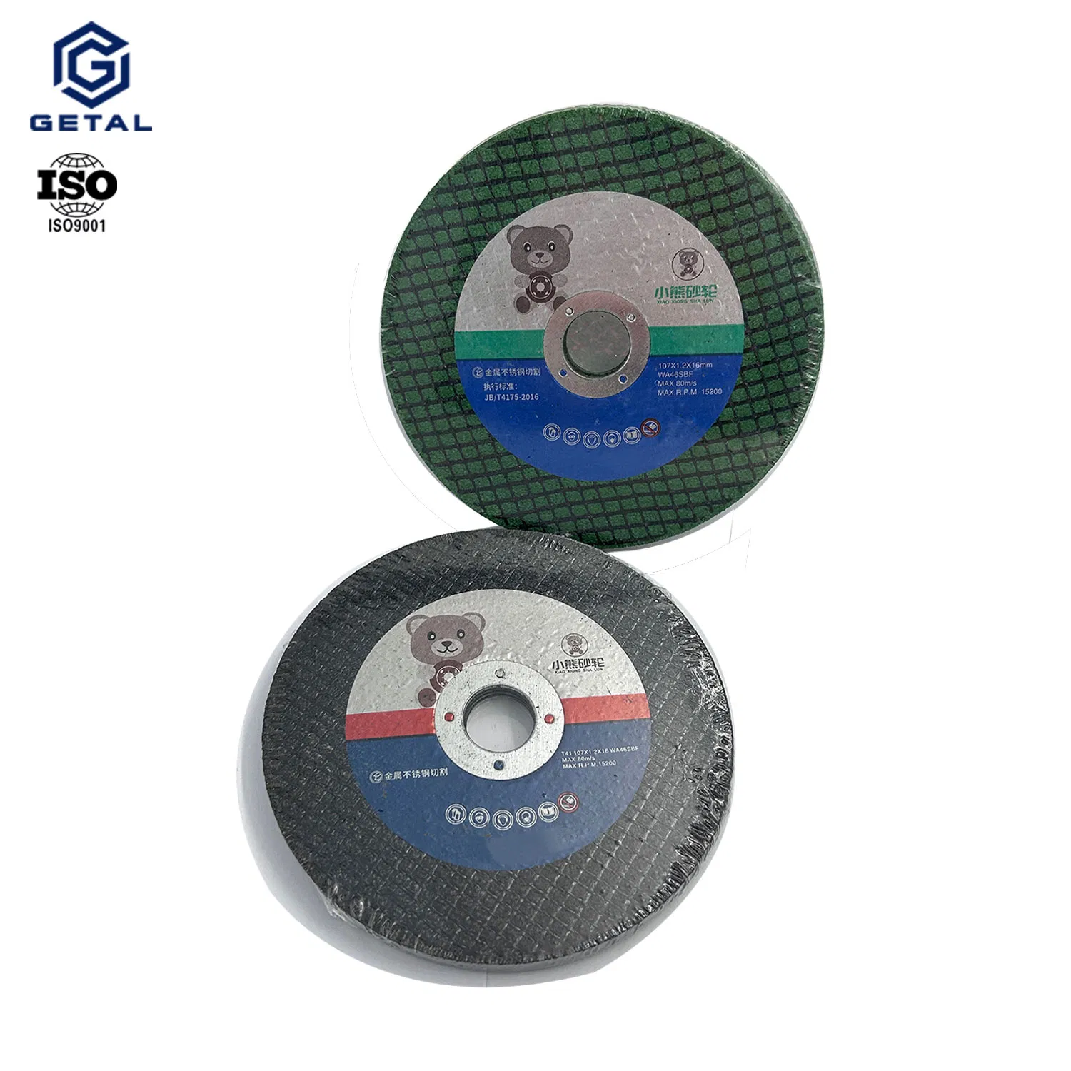 Отрезной круг 107x12x16 мм для резки металла