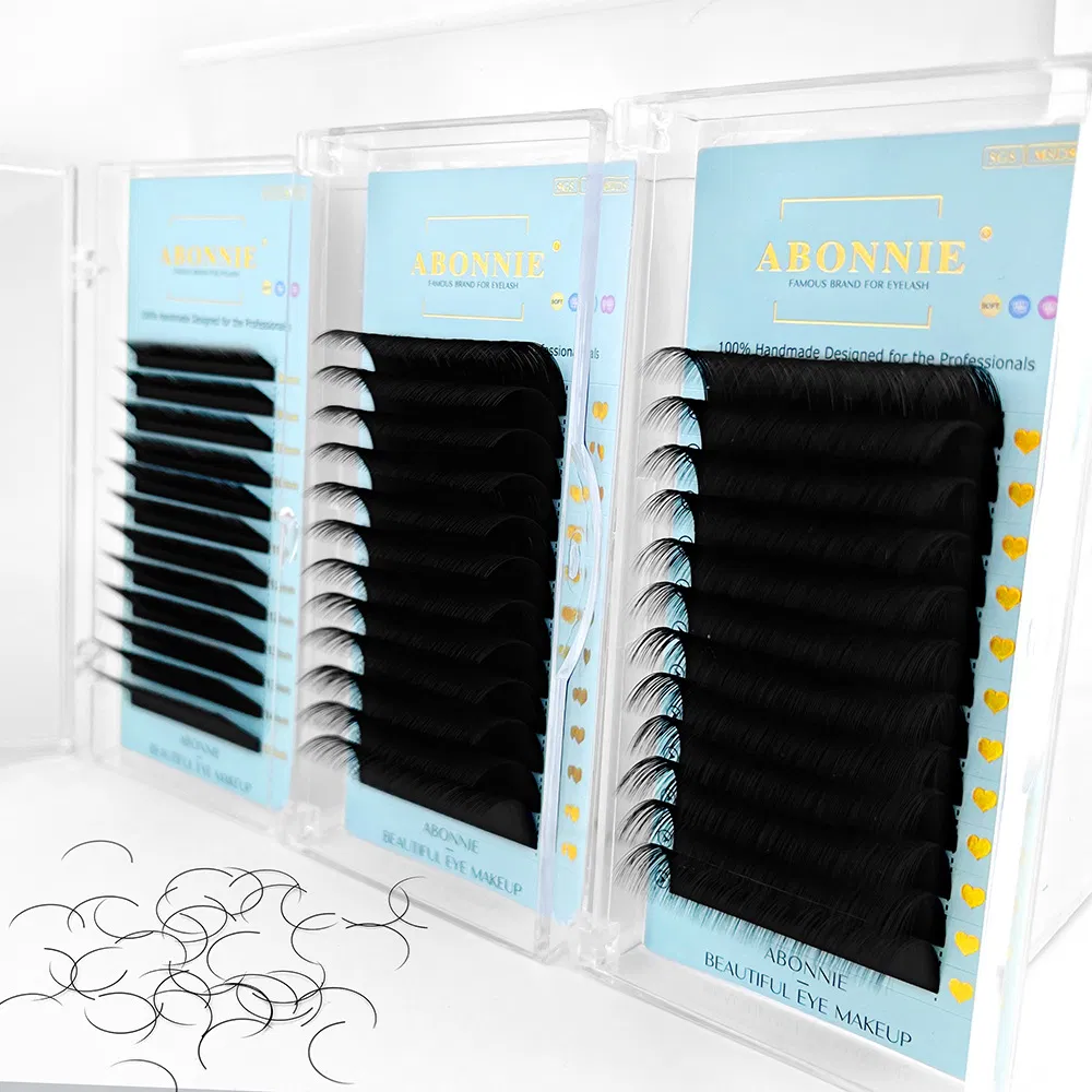 Matte Black Cashmere Lash Extensions Volume Trays J C Cc D Curl Eyelashes