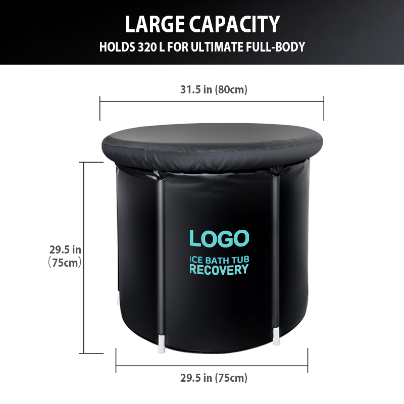 Портативная ванна для ледяных ванн, складная, надувная