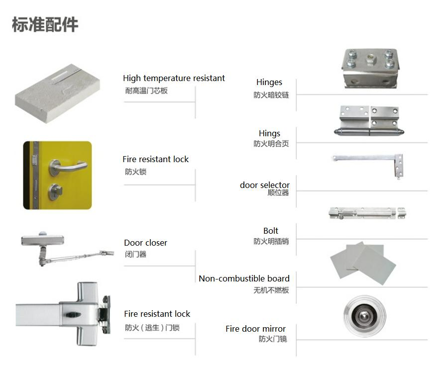 Premium 90-Minute Fire Rated Wooden Villa Entrance Door
