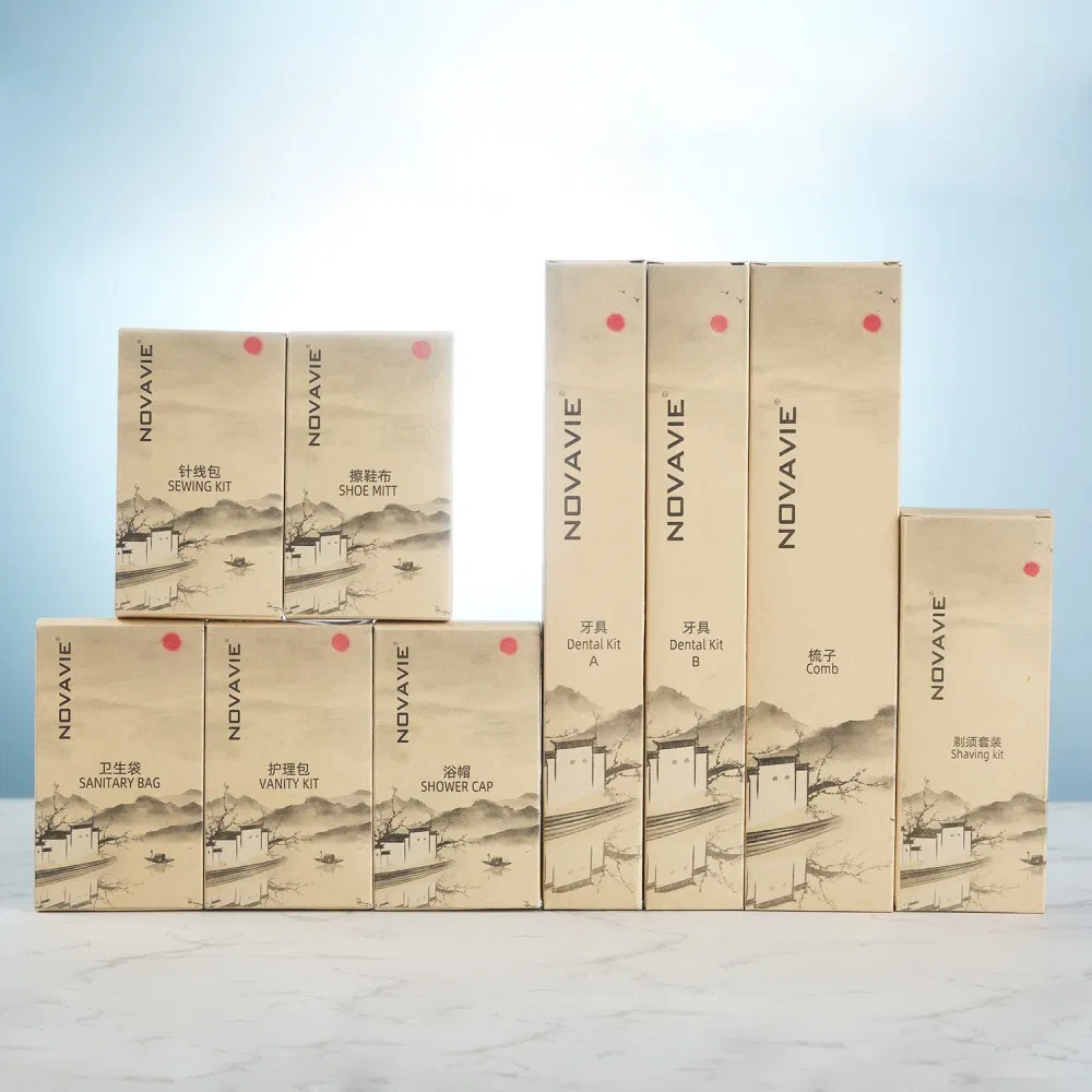 Good Selling Modern Design Hotel Bathroom Amenities Set Hotel Toiletries Supply Set 01