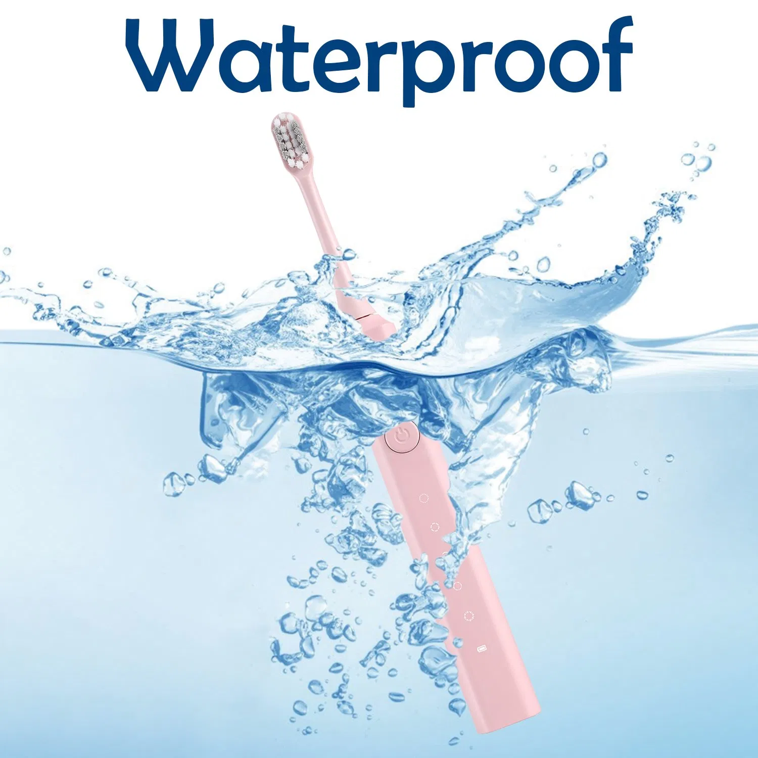 Adult Whitening Kit Nylon Bristles 5 Modes Electric Toothbrush