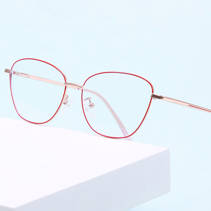 Womens Ladies Full-Rim Spring Hinges Elegant Classy Cat Eyes Optical Glasses Frame Eyeglasses Spectacles