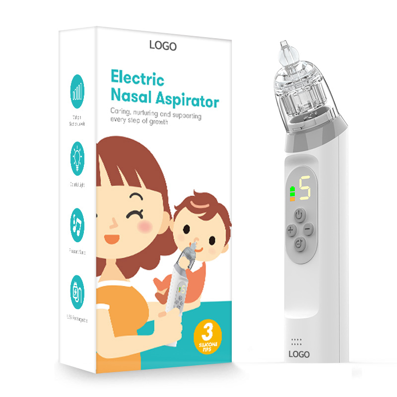 Custom Logo Portable Rechargeable Nose Cleaner Baby Nasal Aspirator Bulk Order