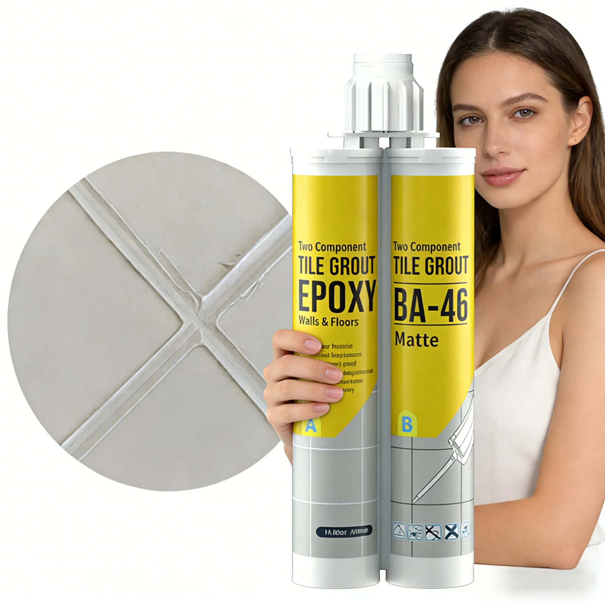 Professional Epoxy Tile Grout Antibacterial Construction Grade