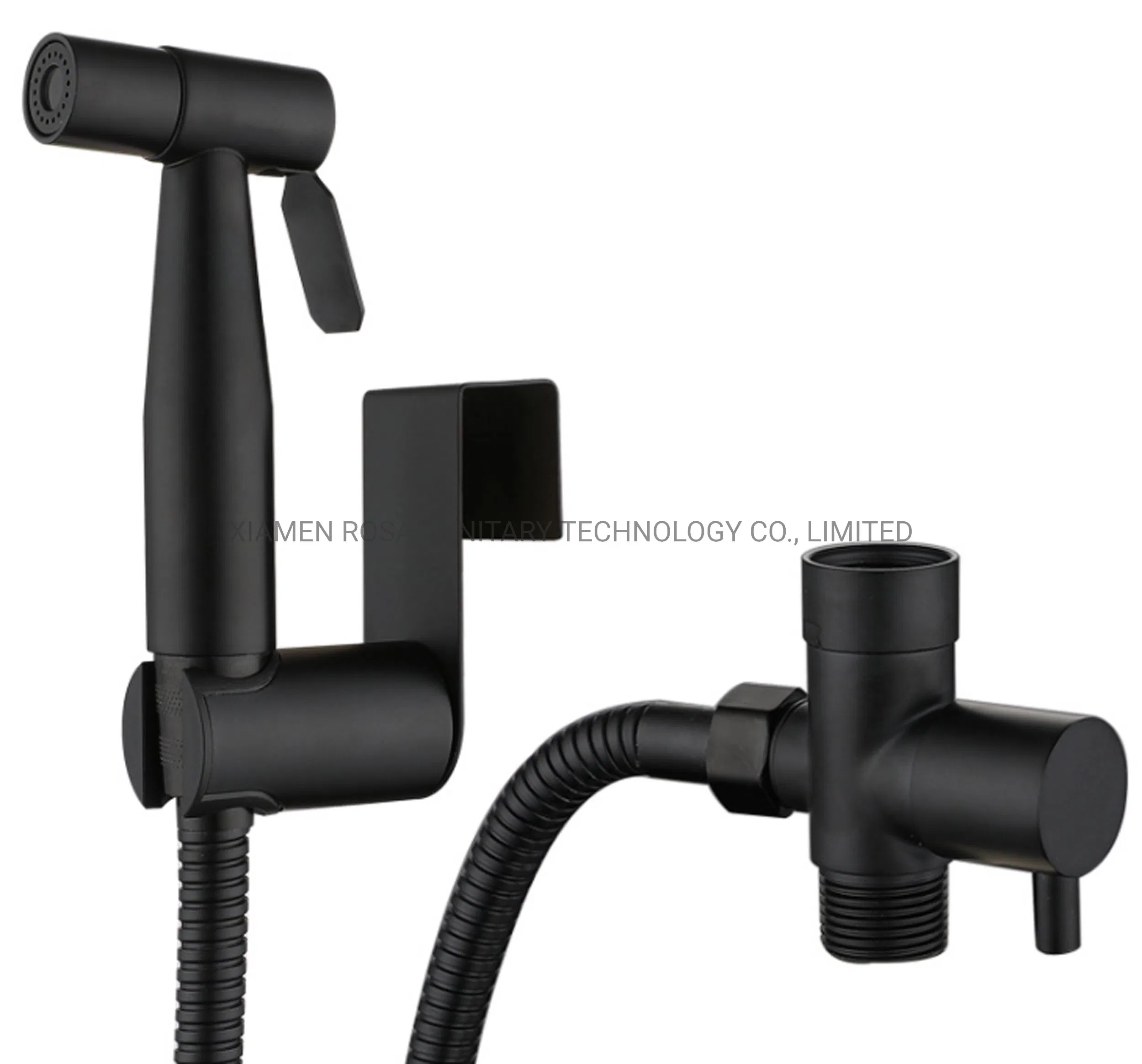 Amazon Hot Sales Stainless Steel 304 Bidet Spray Hand Matte Black Chrome