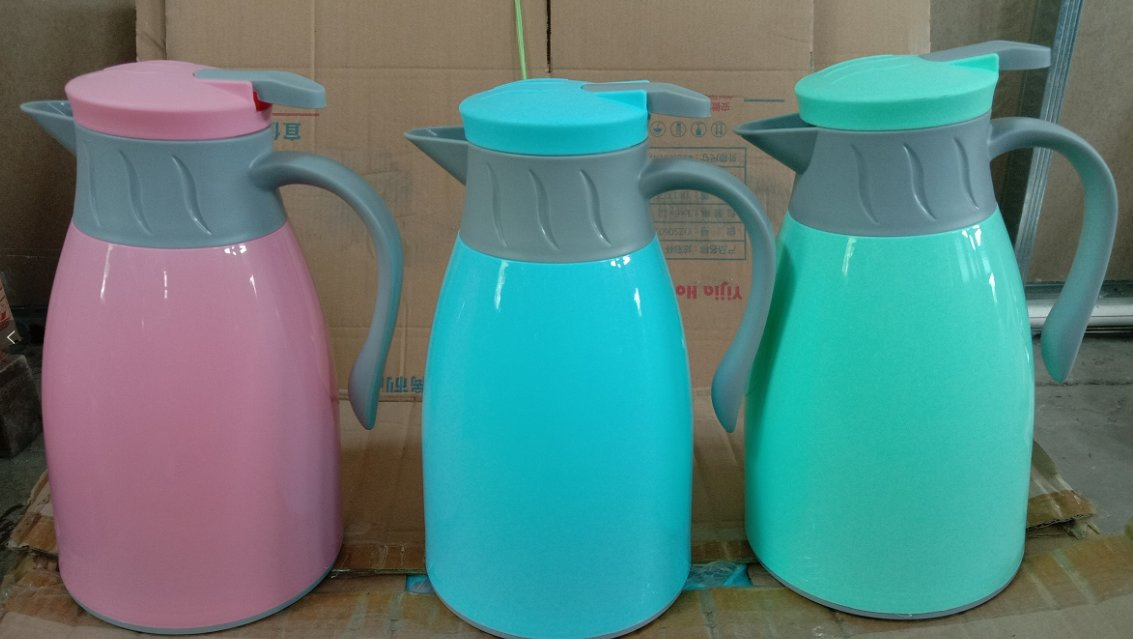 Mini Color Vacuum Seal Double Wall Glass Lined Thermos Coffee