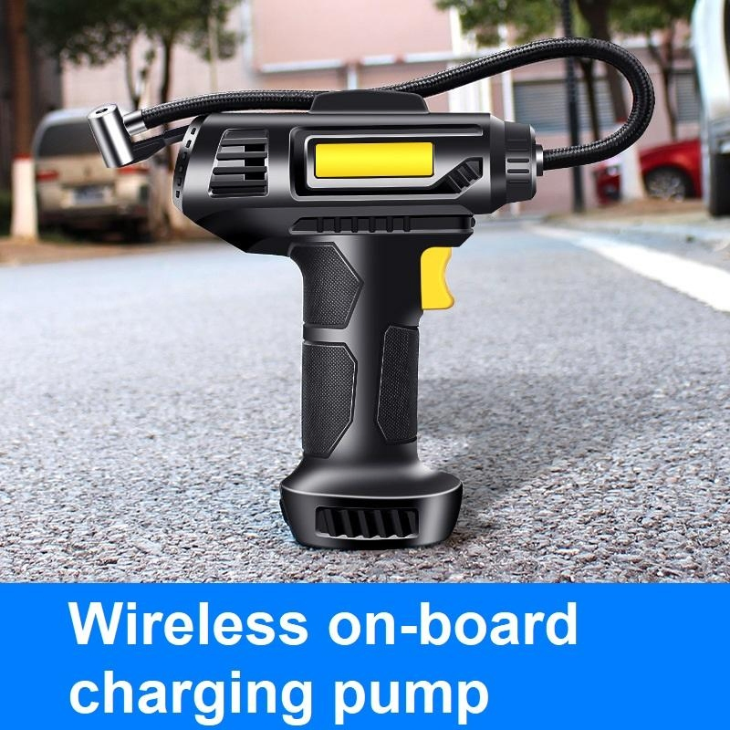 ABS Car Tire Inflator with LED Display for Accurate Pressure Reading