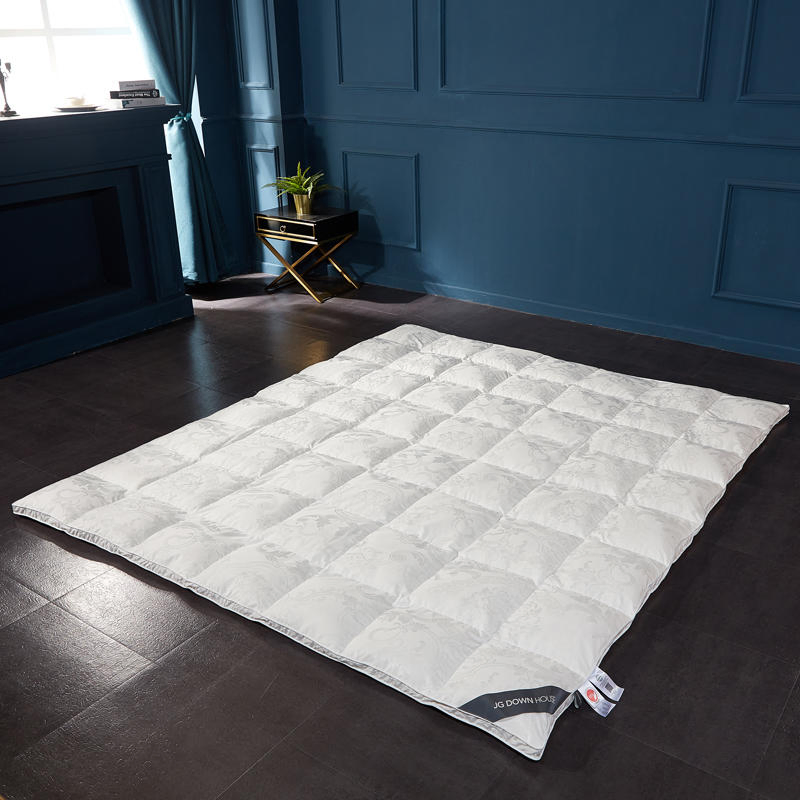 Home Bedding Sets Cotton Goose Down Quilt Durable Queen Bed
