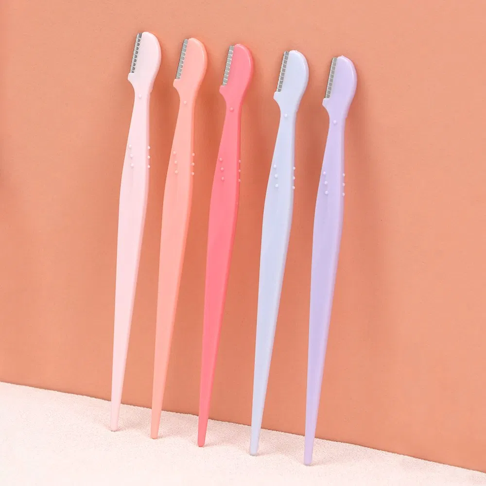 Multipurpose Exfoliating Stainless Steel Eyebrow Body Trimmer Facial Hair Beard Razor Face Shaver Tool