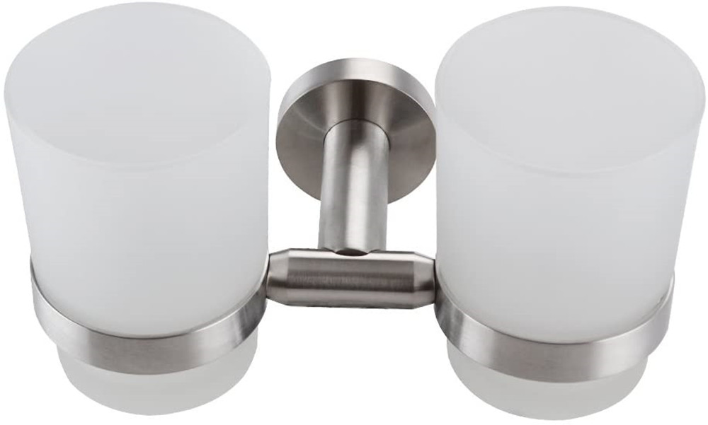 Square Base Single Glass Toothbrush Holder