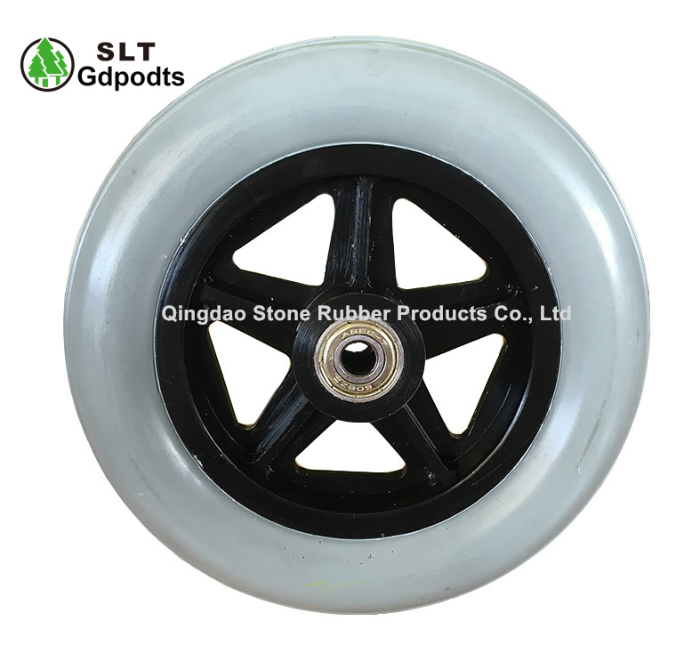 6 Inch Front Wheels for Wheelchair Folding Wagon